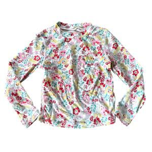 Crewcuts Girls Rash Guard in Floral Print  Size 4-5